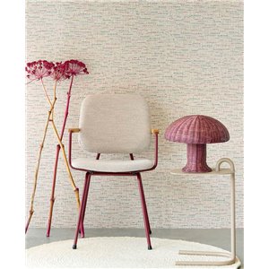 Eijffinger|Minimalistische Tapete mit geflochtenem Sisal in Grün|Raffiaimitation 2