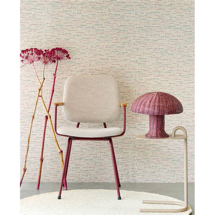 Eijffinger|Papier peint japandi sisal tressé beige lilas|Papier Peint