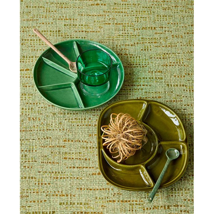Eijffinger|Papier peint minimaliste naturel sisal tressé vert|Imitation Raphia