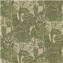 Eijffinger|Papier peint urban jungle toile de Jouy en lin vert|Floral