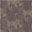 Eijffinger|Ethnic style brown linen toile de Jouy wallpaper|Wallpaper