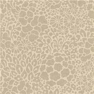 Casadeco|Papier peint floral avec citrons, idéal pour cuisine|Floral