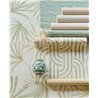 Eijffinger|Beige burlap floral wallpaper|Floral
