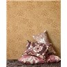 Eijffinger|Romantic style brown burlap floral wallpaper|Wallpaper