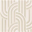 Eijffinger|Modern geometric style white-beige interlaced shapes wallpaper|Wallpaper