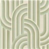 Eijffinger|Papier peint rétro vintage lignes entrelacées vert pastel|Papier Peint