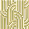 Eijffinger|Papel pintado formas entrelazadas verde estilo moderno|Papel Pintado