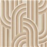 Eijffinger|Modern style brown interlaced lines wallpaper|Wallpaper