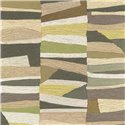 Eijffinger|Moderne Tapete Collage aus Textilschnüren in Grün|Modern