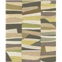 Eijffinger|Moderne Tapete Collage aus Textilschnüren in Grün|Modern