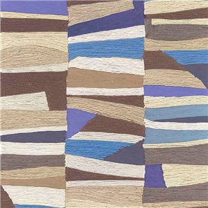 Eijffinger|Papier peint moderne mosaïque de cordes épaisses violet lilas|Moderne