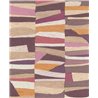 Eijffinger|Modern style lilac purple thick textile rope mosaic wallpaper|Modern