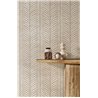 Casamance|Wallcovering botanical embroidery sisal white contemporary|Wall Coverings