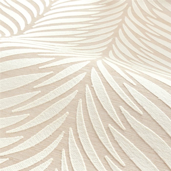 Casamance|Wallcovering botanical embroidery sisal white contemporary|Wall Coverings