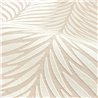 Revestimiento pared bordado botánico sisal blanco contemporáneo - Casamance Palatino 71510131
