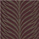 Casamance|Revêtements Muraux broderie botanique sisal aubergine contemporain|Revêtements Muraux