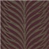 Casamance|Revêtements Muraux broderie botanique sisal aubergine contemporain|Revêtements Muraux