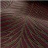 Casamance|Revêtements Muraux broderie botanique sisal aubergine contemporain|Revêtements Muraux