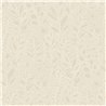 Casamance|Papier peint lin blanc avec feuilles brodées|Papier Peint