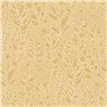 Casamance|Leinentapete gelb-beige mit bestickten Blättern|Tapeten