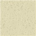 Casamance|Papel pintado lino verde con hojas bordadas|Papel Pintado