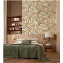 Casamance|Papel pintado floral amarillo y verde|Papel Pintado