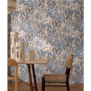 Casamance|Papel pintado floral amarillo y verde|Papel Pintado 2