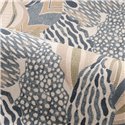 Casamance|Papier peint floral beige et bleu|Floral