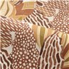 Casamance|Papier peint floral jaune et rouge|Floral