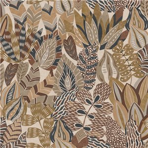 Casamance|Wallpaper floral yellow and green|Wallpaper