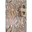 Casamance|Papier peint floral rouge et brun|Papier Peint