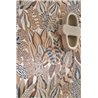 Casamance|Papier peint floral rouge et brun|Papier Peint