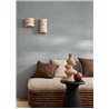 Casamance|Wallpaper raffia blue|Raffia Imitation