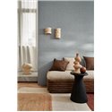 Casamance|Wallpaper raffia blue|Raffia Imitation