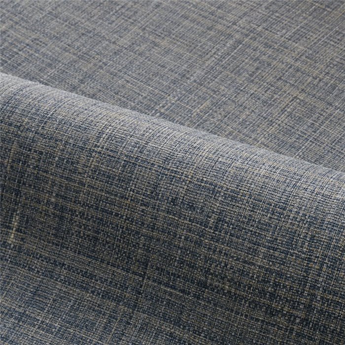 Casamance|Raffia Tapete grau-blaue Töne|Raffiaimitation