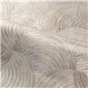 Casamance|Papier peint luxueux palmettes gris métallisé|Salón