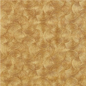 Casamance|Papier peint moderne cercles entrelacés beige|Papier Peint