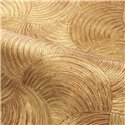 Casamance|Papel pintado lujo estilo oriental, hojas palma dorado|Salón