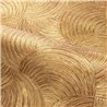 Casamance|Papel pintado lujo estilo oriental, hojas palma dorado|Salón