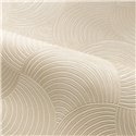 Casamance|Papier peint moderne cercles entrelacés beige|Papier Peint