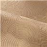 Casamance|Papier peint moderne cercles entrelacés brun|Salón