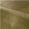 Casamance|Papier peint moderne cercles 3D brun et vert|Papier Peint
