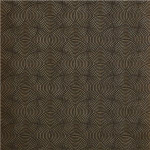 Casamance|Geometrische Holztapete Intarsien braun|Modern