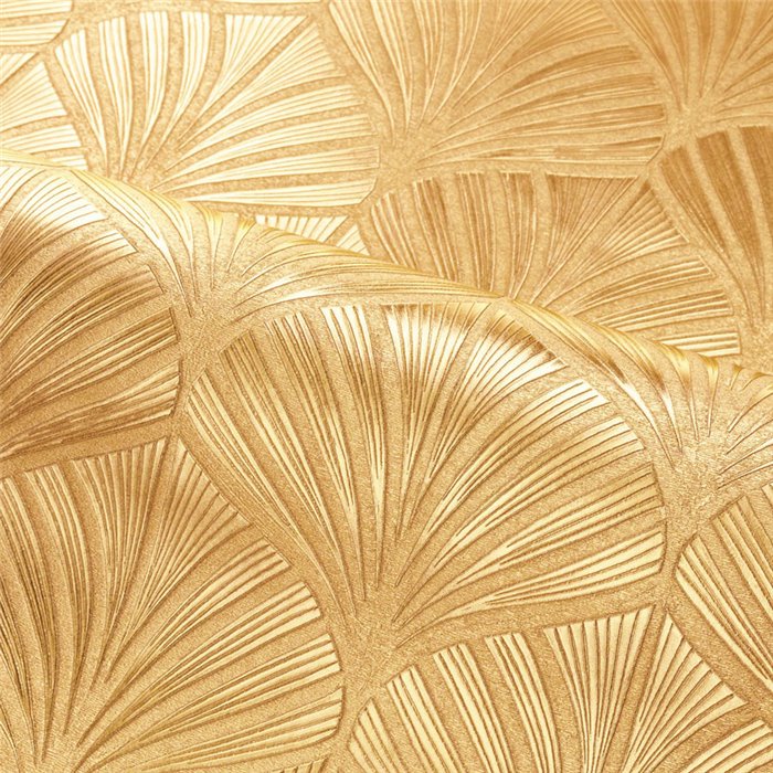 Casamance|Hochwertige Tapete mit goldenen Palmetten|Tapeten