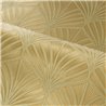 Casamance|Exklusive Tapete Palmblätter grün-gold metallisch|Tapeten