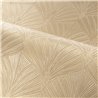 Casamance|Papel pintado premium hojas de palma en relieve azul y dorado|Salón