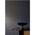 Casamance|Anspruchsvolle Tapete Palmblätter geprägt gold-violett|Tapeten