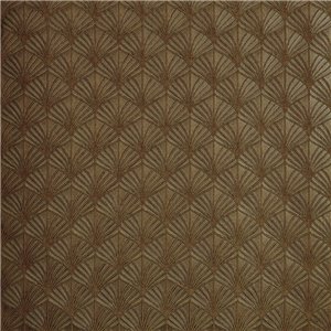Casadeco|Papel pintado efecto textil marrón para salón elegante|Marrón