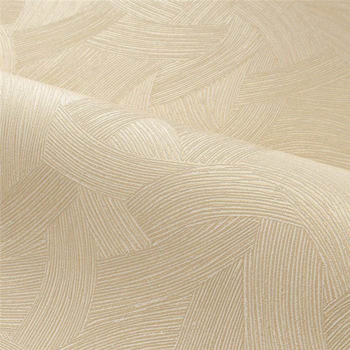 Casamance|Luxus Tapete abstrakt verflochten beige-gold|Tapeten
