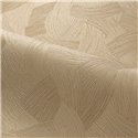 Casamance|Papier peint contemporain entrelacé abstrait brun et doré|Salón